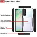 Oppo Reno 3 Pro with Camera Protection | (TPU + PC | Matte Black) - Eagle