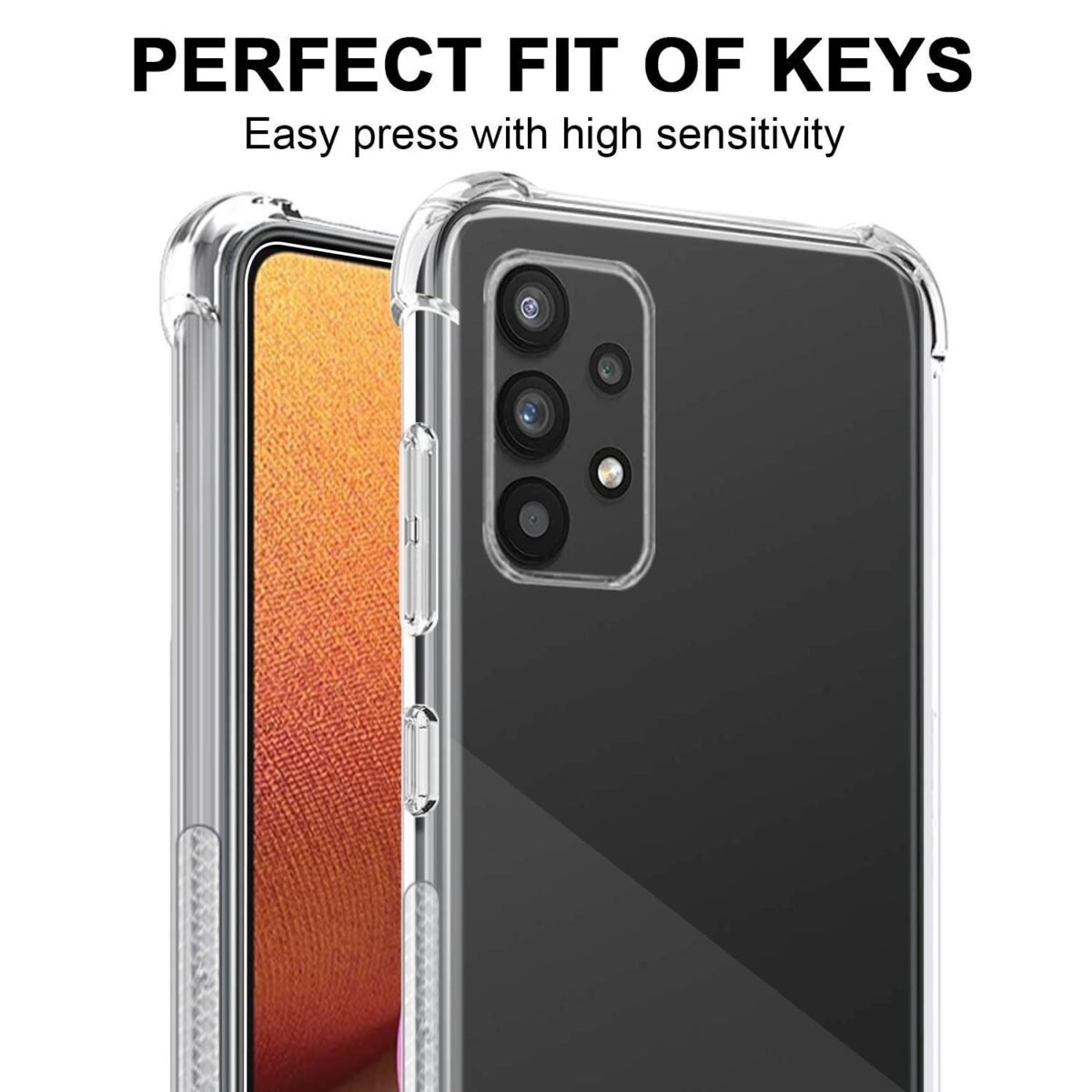 Silicone Clear Thin Back Cover - for Samsung Galaxy A32 (4G) Transparent
