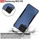 Samsung M33 (5G) Case Back Cover Shockproof Bumper Crystal Clear | 360 Degree Protection TPU+PC -Eagle