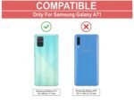 Mobile Cover for Samsung Galaxy A71 (Polycarbonate_Matte Black)