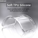 Back Case Cover for Samsung Galaxy A72 | Bumper Corner Soft Silicon Flexible Shockproof Camera Protection | Transparent