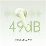 Oppo Enco Air3 Pro True Wireless in Ear Earbuds with Industry First Composite Bamboo Fiber, 49dB ANC, 30H Playtime, 47ms Ultra Low Latency,Fast Charge,BT 5.3 (Green)