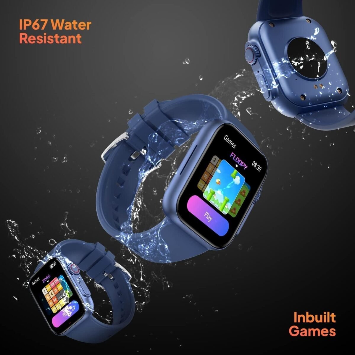 Fire-Boltt Gladiator 1.96" Biggest Display Smart Watch with Bluetooth Calling, Voice Assistant &123 Sports Modes, 8 Unique UI