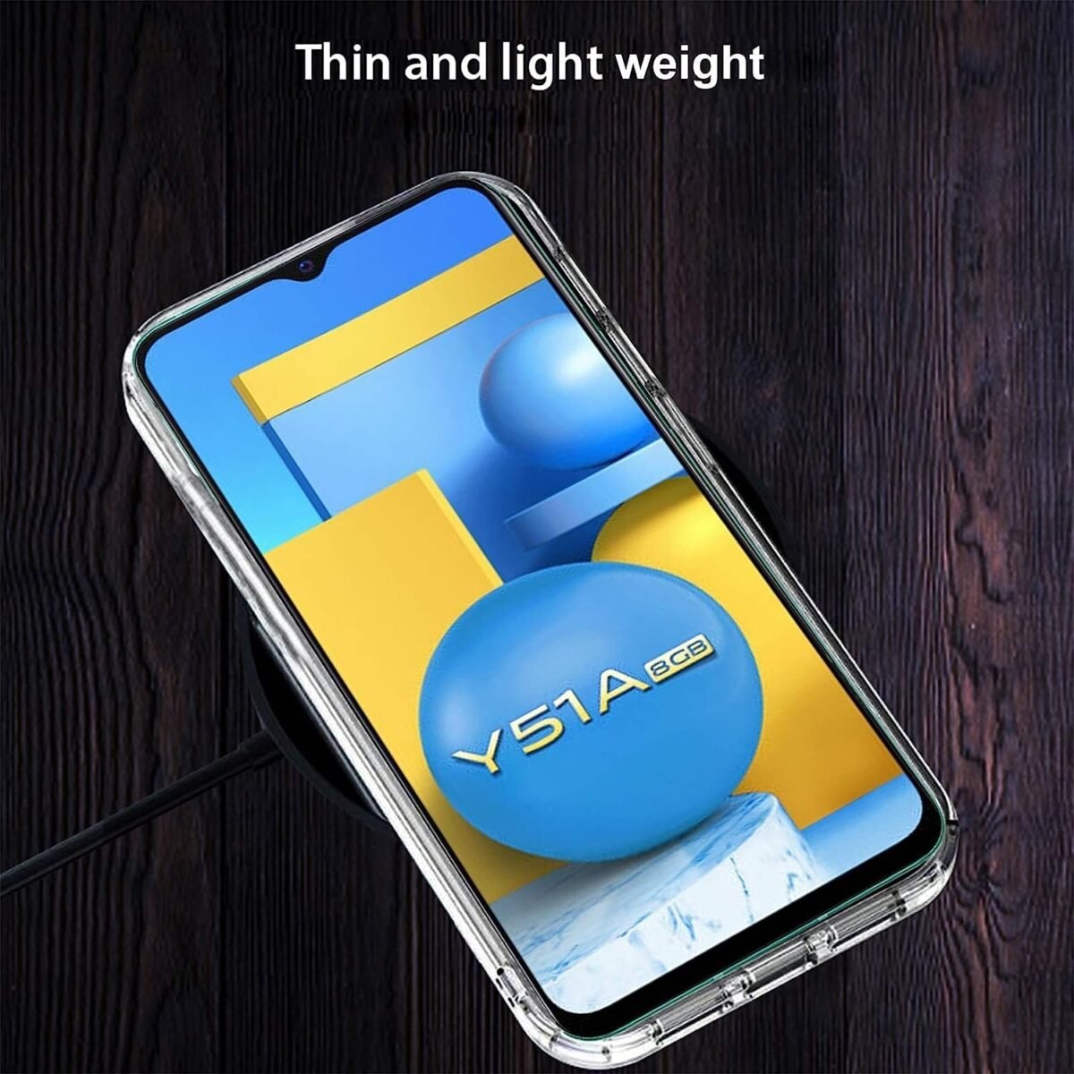 Soft & Flexible Back Cover for Vivo Y51A (Transparent)