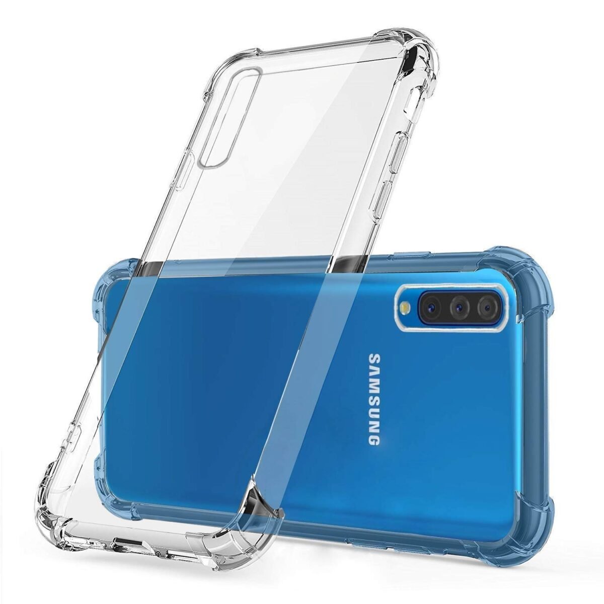 Back Cover for Samsung Galaxy A50 (Armour|Silicone|Transparent)