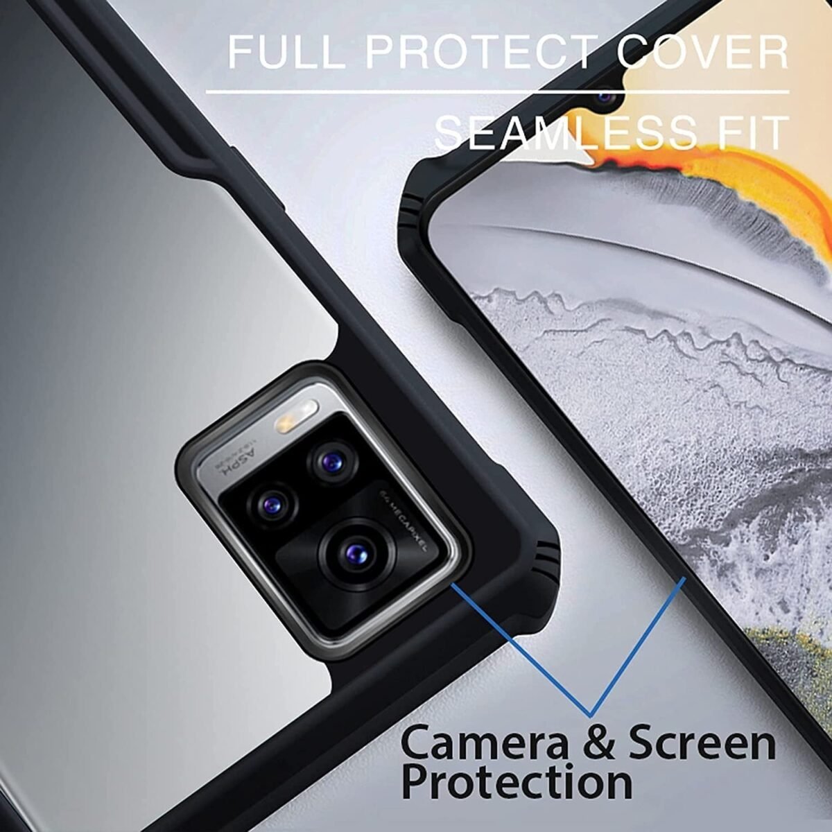 Basic Case for Vivo V20 (Thermoplastic Polyurethane_Clear) -Eagle