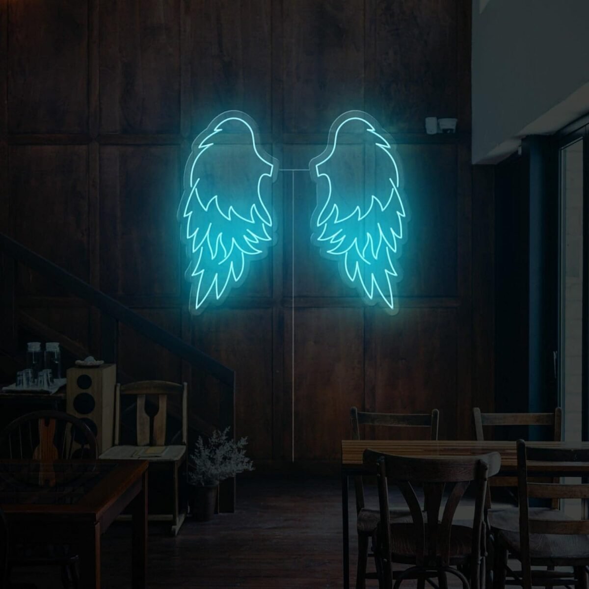 OMI Neon Wings, Sign/Lights Neon LED Light, Wedding Birthday Party Home Wall D?cor Bar Salon Neon Light Signorative