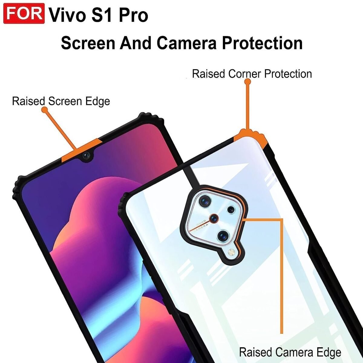 Back Case Cover for Vivo S1 Pro Back Case Cover | 360 Degree Protection Back Cover -Eagle