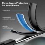 iPhone 15 | Classic Hybrid Transparent Anti-Yellowing Hard Back Cover Case (TPU+Polycarbonate) -Eagle