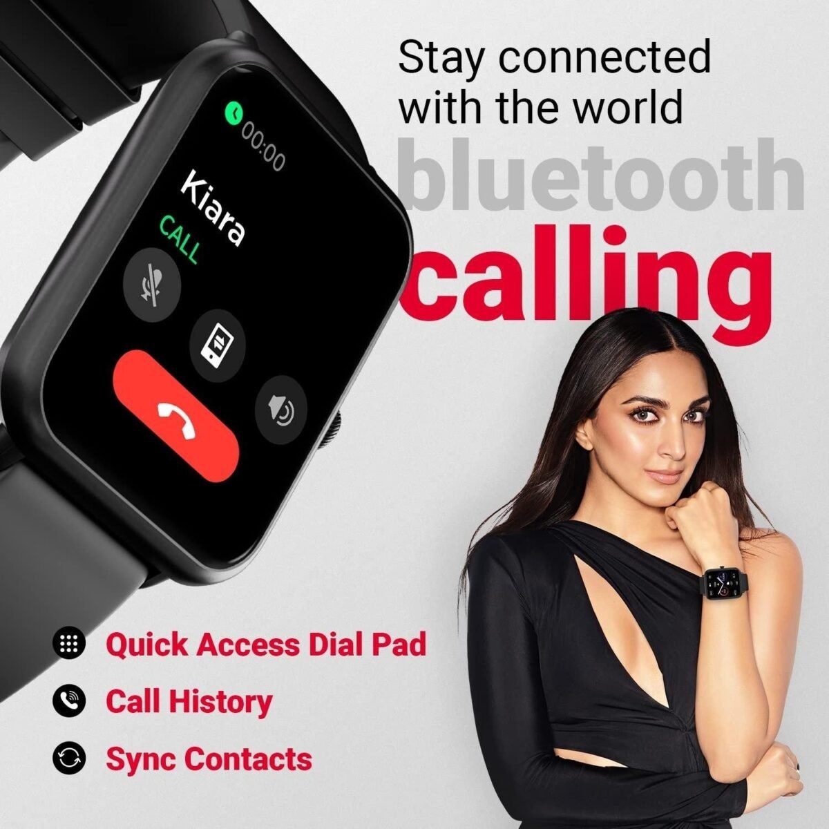 Fire-Boltt Ninja Call Pro Plus 1.83" Smart Watch with Bluetooth Calling, AI Voice Assistance, 100 Sports Modes IP67 Rating, 240