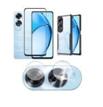 3 in 1 Combo Pack for OPPO A60 4G – Eagle Cover (Back Cover + Camera Lens Protector + Tempered Glass)