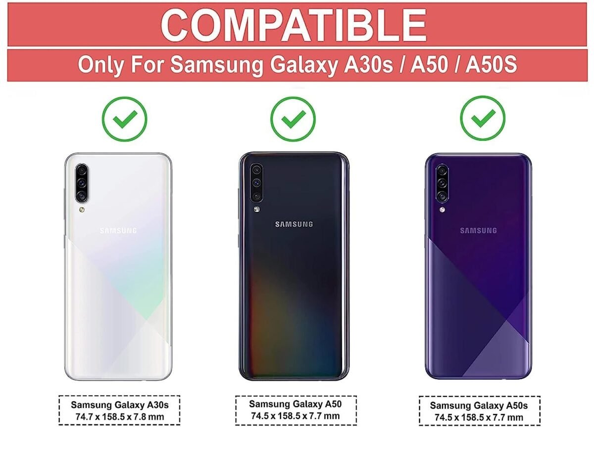 Back Cover for Samsung Galaxy A50s / Samsung Galaxy A50 / Samsung Galaxy A30s (Transparent)