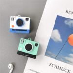 AirPods Pro Soft Silicone Protective Case 3D Design Shockproof Case Cover with Anti-Lost Metal Keyring Compatible for