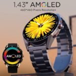 Fire-Boltt Invincible Plus 1.43" AMOLED Display Smartwatch with Bluetooth Calling, TWS Connection, 300+ Sports Modes, 110