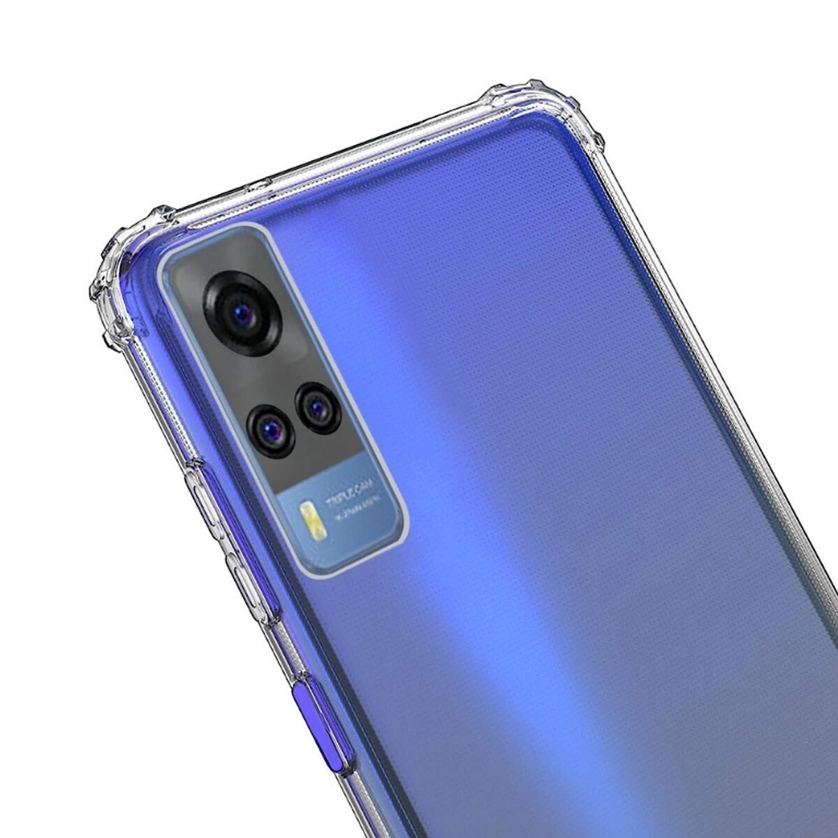 Soft & Flexible Back Cover for Vivo Y51A (Transparent)
