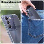 Vivo Y200e 5G | Raised Bumps for Camera & Screen Protection | Transparent Back