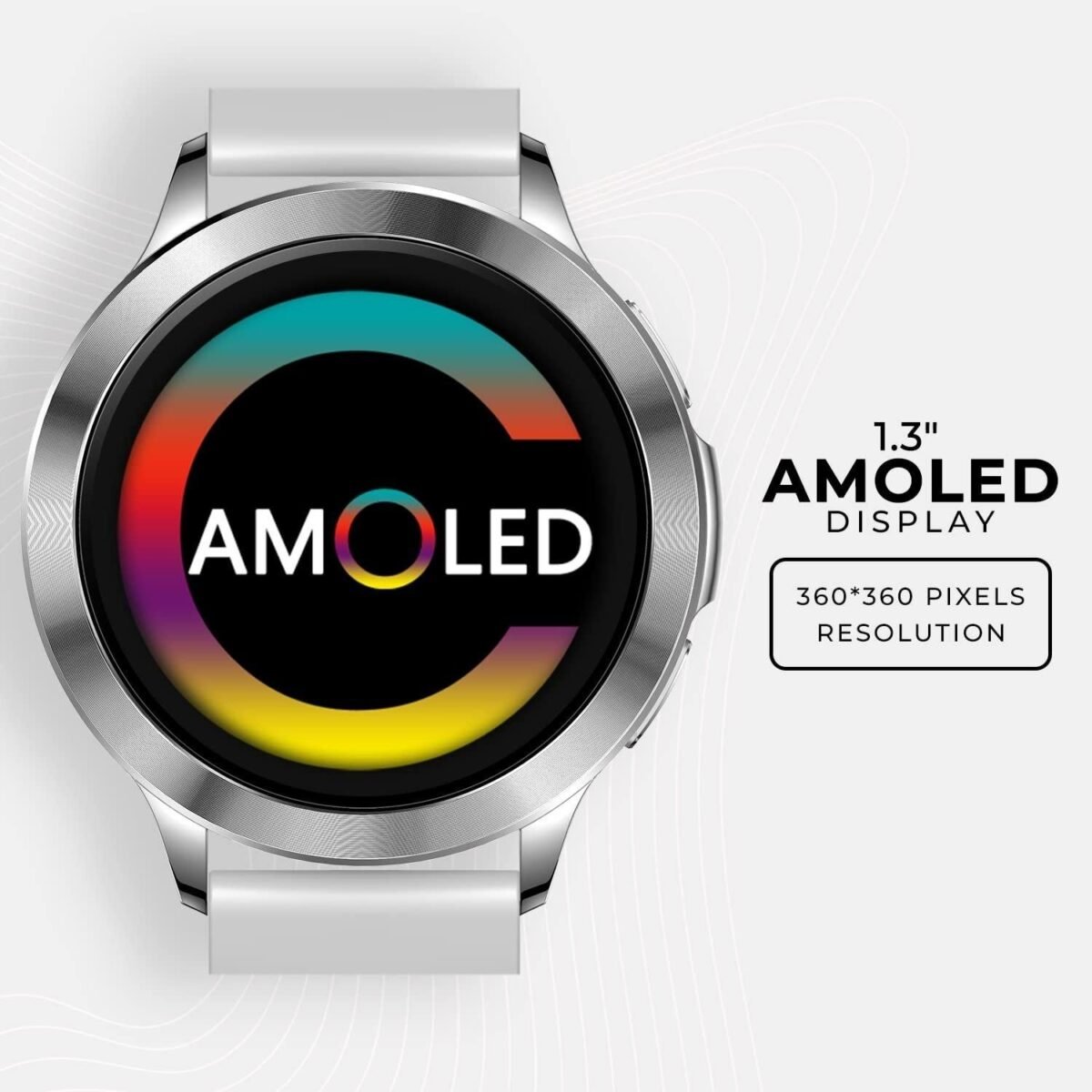 Fire-Boltt Mystic 1.3" Display Smartwatch, Bluetooth Calling, 360*pixels high resolution, 680 NITS Peak Brightness,