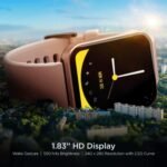 boAt Wave Leap Call with 1.83" HD Display, Advanced Bluetooth Calling, Multiple Watch Faces, Multi-Sports Modes, IP68, HR &