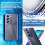 Vivo Y200e 5G | Raised Bumps for Camera & Screen Protection | Transparent Back