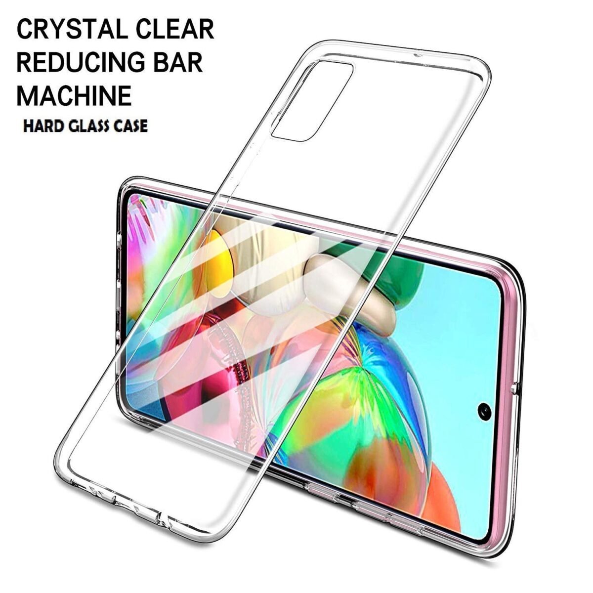 Shockproof Hard Unbreakable Glass TPU Crystal Clear Back Cover Case for Samsung Galaxy S20 Plus/Samsung Galaxy S20+