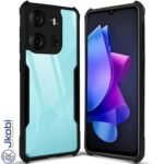 Back Cover Case for Tecno Spark Go 2023 (Shockproof with Polycarbonate Clear Panel | Professional Black)