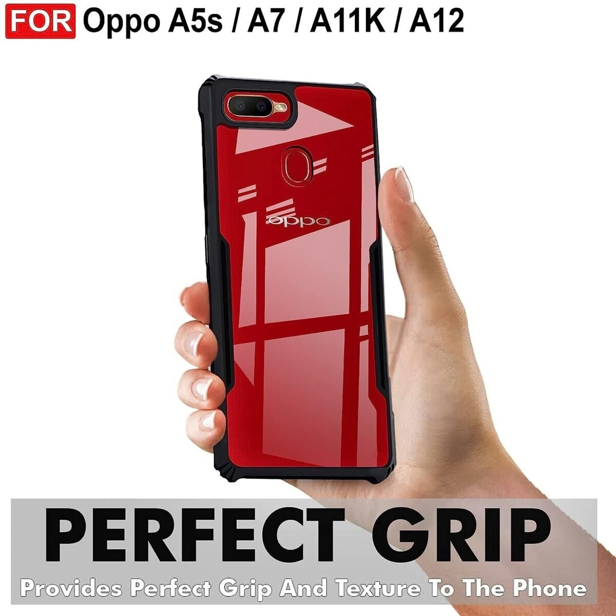 Back Case Cover for Oppo A7 / Oppo A5S / Oppo A12 / Oppo A11K  (Eagle)
