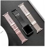 OMI  Stainless Steel Metal Buckle Mesh Watch Band Compatible with Apple Watch Bands 38mm 40mm 41mm, Women Men Replacement