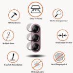 3 in 1 Combo Pack for Samsung Galaxy A14 5G – Transparent Case (Back Cover + Camera Lens Protector + Tempered Glass)