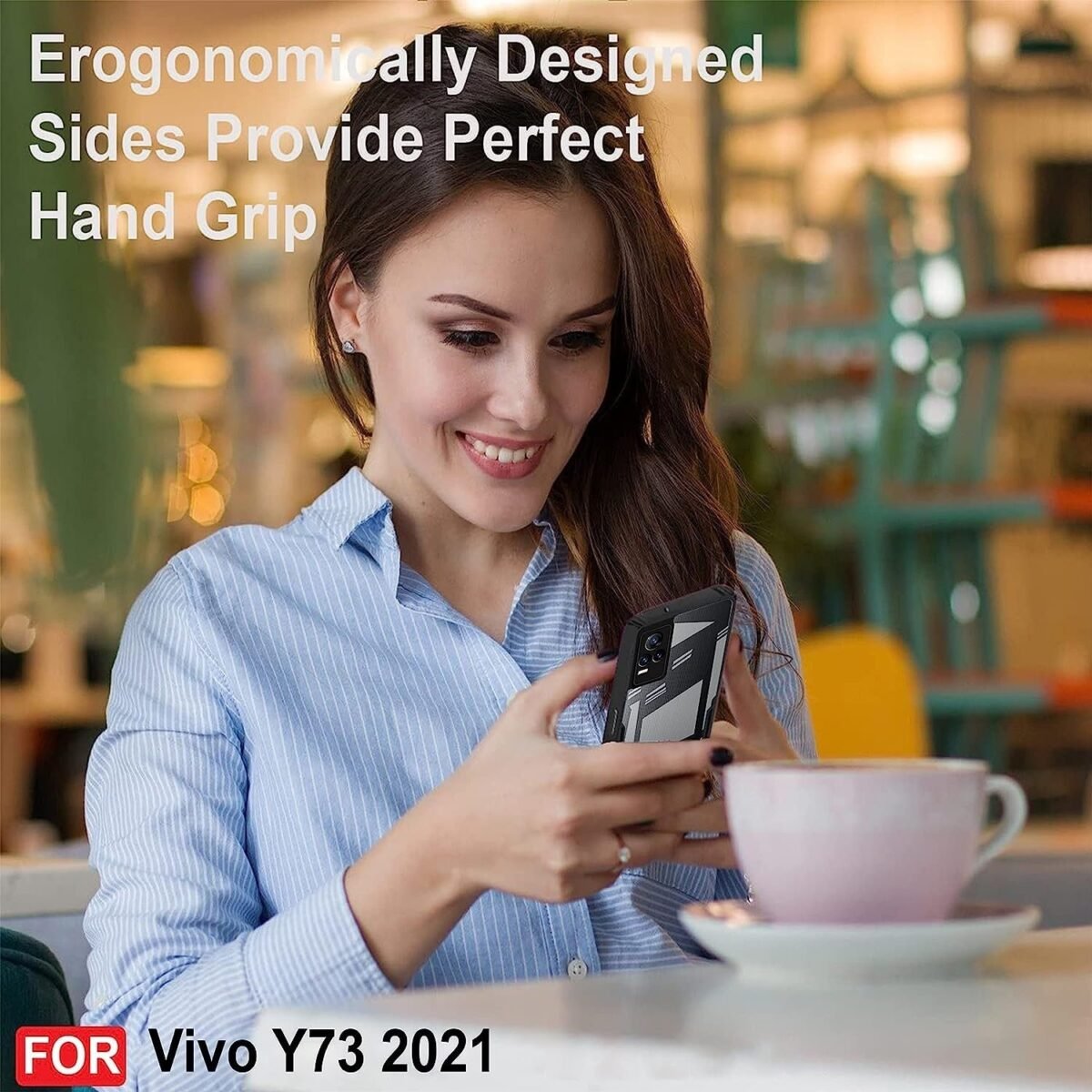 Back Case Cover for Vivo Y73 2021 |  | 360 Degree Back Cover Case - Eagle