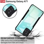 Mobile Cover for Samsung Galaxy A71 (Polycarbonate_Matte Black)