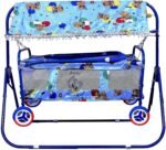 MetroBuzz Baby Strollers Buggies & Prams Mosquito Net Jhula Palna Baggi Jhoola Born Baby 1-2 Years Babies-Newborn Baby