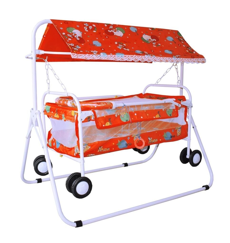 Foldable Baby Cradle | Baby Bassinet | Sleep Safely & Comfortably | Lightweight & Compact Design | Comfortable Multi-Use