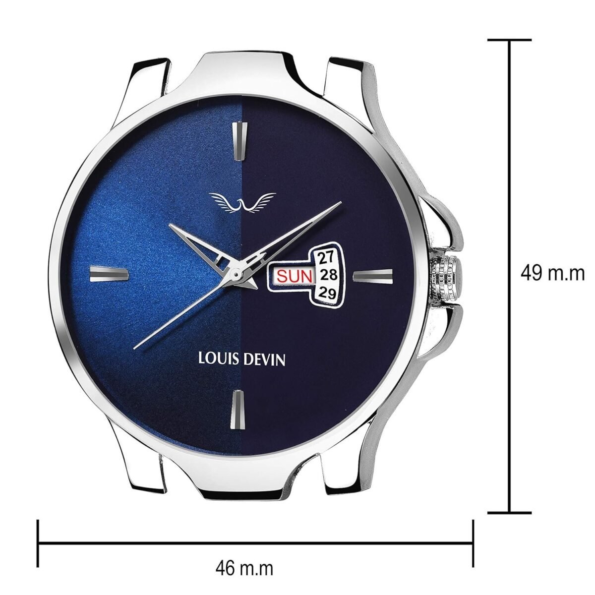 OMI WT030 Leather Strap Analog Wrist Watch for Men