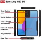 Samsung M52 (5G) Case Back Cover Shockproof Bumper Crystal Clear | 360 Degree Protection TPU+PC -Eagle