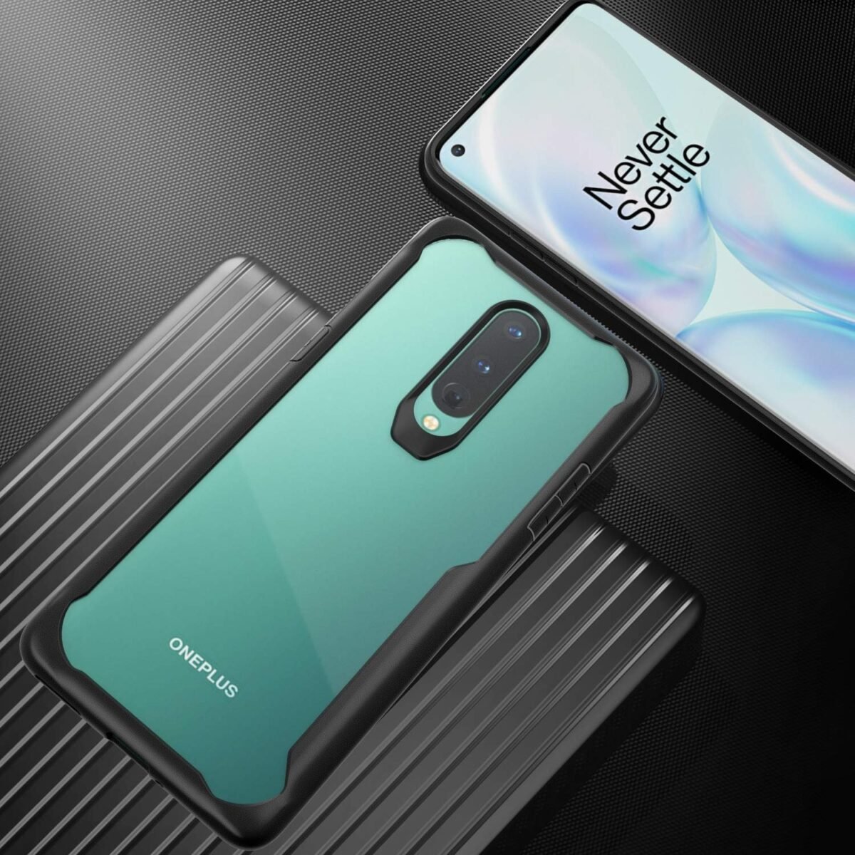 OnePlus 8 Case Back Cover, Transparent Clear Gel Premium TPU Bumper [Shock Proof] [Scratch Resistant] Back Case - Eagle