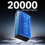 boAt Energyshroom PB435 20000 mAh 35W Super Fast Charging Power Bank, Smart 12 Layer Protection (4X Output Ports (Blue)