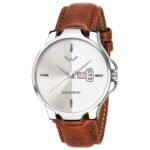 OMI WT030 Leather Strap Analog Wrist Watch for Men