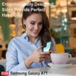 Mobile Cover for Samsung Galaxy A71 (Polycarbonate_Matte Black)