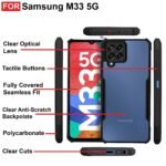 Samsung M33 (5G) Case Back Cover Shockproof Bumper Crystal Clear | 360 Degree Protection TPU+PC -Eagle