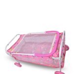 Foldable Baby Jhula Palna Cradle with Mosquito Net for 0-13 Months Baby Boys and Girls Sleep Comfartable