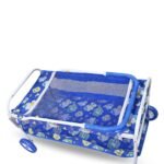 Foldable Baby Jhula Palna Cradle with Mosquito Net for 0-13 Months Baby Boys and Girls Sleep Comfartable