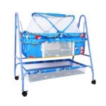 BabyLuv Cradle with Swing and Mosquito net (Blue)