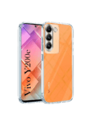 Vivo Y200e 5G Back Cover | Soft Silicone Slim Back Case Cover for Vivo Y200e 5G – Black