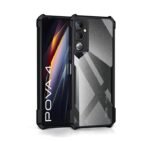 for Latest Back Cover Case Tecno Pova 4 Pro Shockproof Crystal Clear | 360 Degree Protection -Eagle
