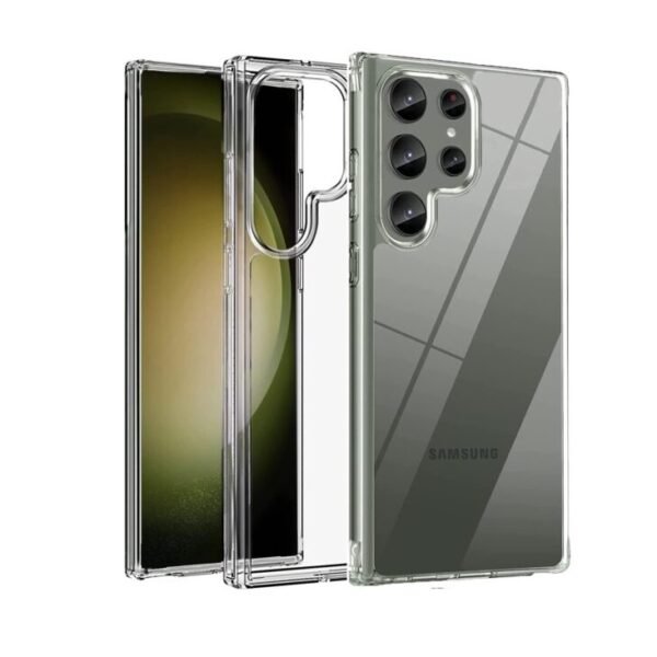 Back Case Cover For Samsung S23 Ultra 5G | Ultra Hybrid (Transparent)