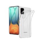 Samsung Galaxy A31 Transparent Case,Dotted Finish Ultra Thin Silicone (Transparent)