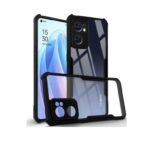 Back Cover Case for Oppo Reno7 5G | Reno 7 5G (Shockproof with Polycarbonate Clear Panel | Professional Black) Eagle