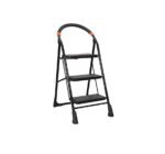 KRY Ladder for Home use Heavy Duty Steel with Wide Steps and Top Platform with Anti Slip and Anti Skid Shoes can be Used as Step