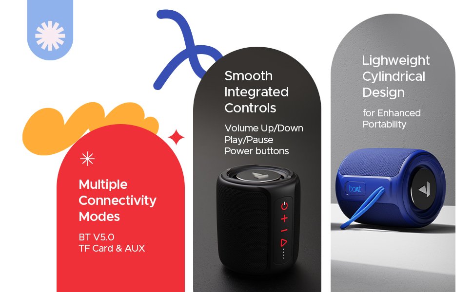 wireless speakers, speakers with mic, speakers, boat stone 352