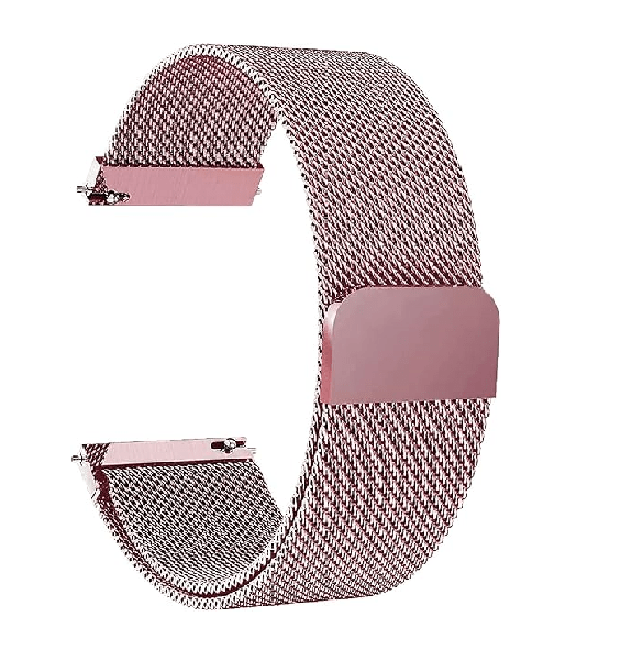 JBJ Stainless Steel 19mm Chain Strap with Magnetic Buckle Compatible with Noise Colorfit Pro 2, Boat Storm Smart Watch & JBJ Stainless Steel 19mm Chain Strap with Magnetic Buckle Compatible with Noise Colorfit Pro 2, Boat Storm Smart Watch &